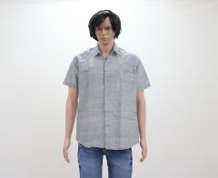 Cotton Shirt Half Sleeves (Carbon Grey 40)