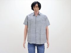 Cotton Shirt Half Sleeves (Carbon Grey 42)