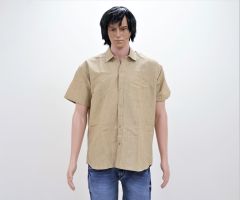 Cotton Shirt Half Sleeves (Brown 40)