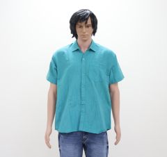Cotton Shirt Half Sleeves (Blue 40)