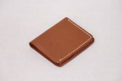 Leather M Wallet Multipocket Maroon