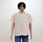 Cotton Shirt Half Sleeves (Orange Lines 40) 