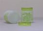 Glass Round Kitchen Jar Set of 2 Light Green