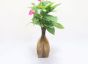 Kp Flr Vase Pan Mustard Clr 10 In