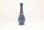 Kp Flr Vase Bottle W Flr Blue 10 In