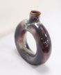 Kp Flr Vase Ring Plain Brinjal 8 In