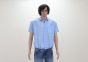 Cotton Shirt Half Sleeves (Sky Blue 44)