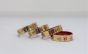 Glass Bangle set of 4 Radhe in Red