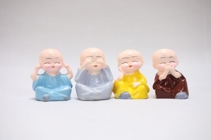 2" BABY MONK SET OF 4