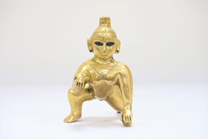 Brass Idiol Ladoo Gopal Small 