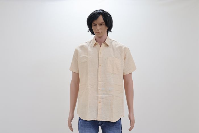 Cotton Shirt Half Sleeves (Light Beige 40)