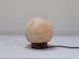 H Rock Salt  Globe  Lamp