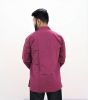 Cotton Short Kurta Full Sleeves (Maroon 40)