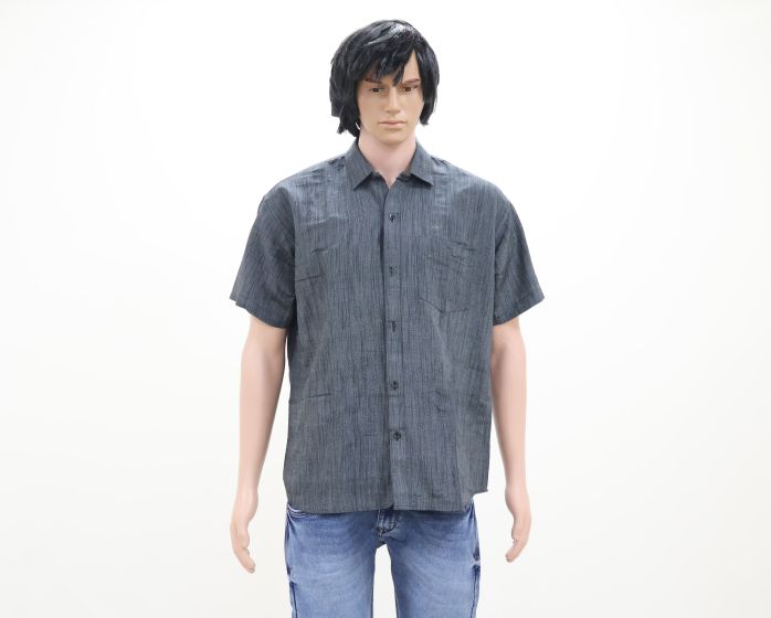 Cotton Shirt Half Sleeves (Dark Grey 44)