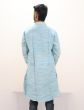 Cotton Long Kurta Full Sleeves (Blue Lines 42)