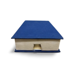 Slip Box Handmade Paper Blue 4*6"