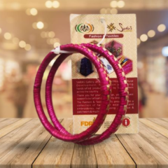 Bangles Sikki Multicolour Red Free Size