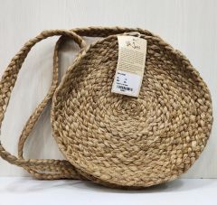 Bag Jute Round 10" Natural