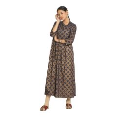 KURTI FOIL PRINT COTTON LONG