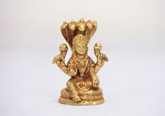 Brass Figurine A Red Maa Laxmi 