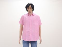 Cotton Shirt Half Sleeves (Light Red 40)