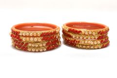 Tik Tok Fiber Bangle set of 8, (2x6)