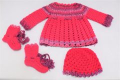 Kids Dress Set Multi Colour