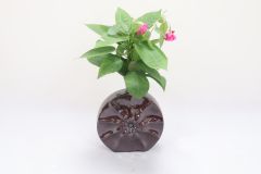 Kp Flr Vase Ring Matki Brown 9 In