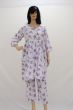 Night Suit Big Flwr Print W & Pur