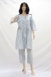 Night Suit Barik Print W & Pur, Blue