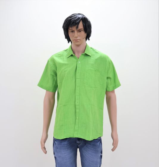 Cotton Shirt Half Sleeves (Green 40)